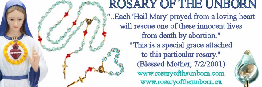 Rosary of the Unborn banner