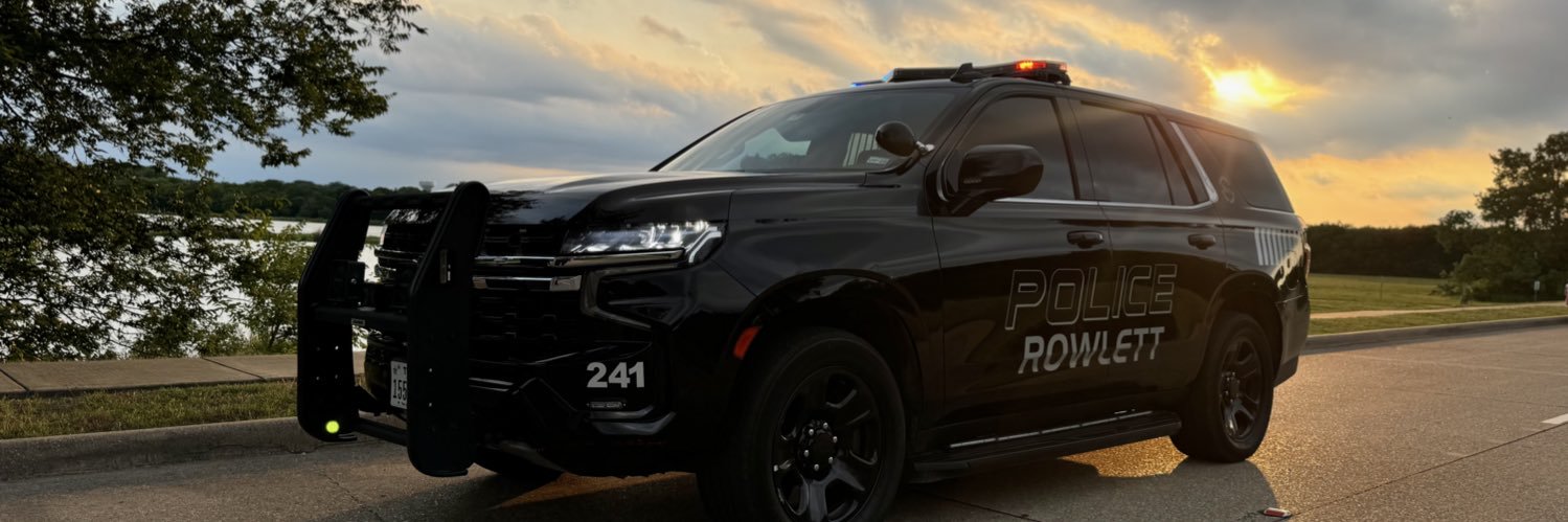 Rowlett Police Department banner