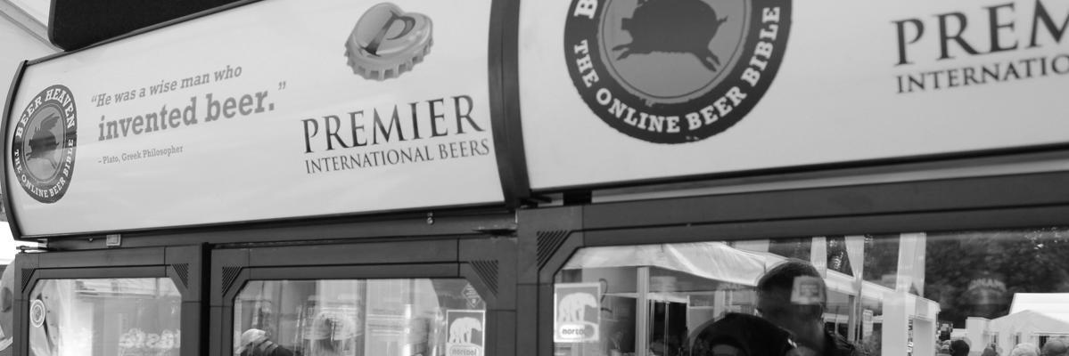 Premier International Beers banner