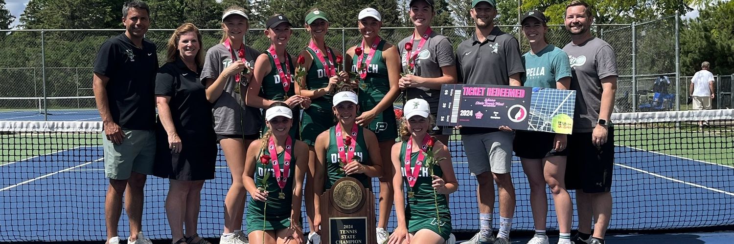 Pella Girls Tennis banner
