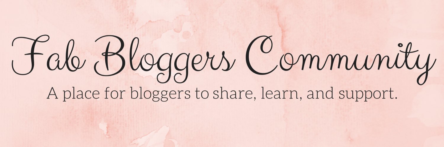Fab Bloggers Community banner