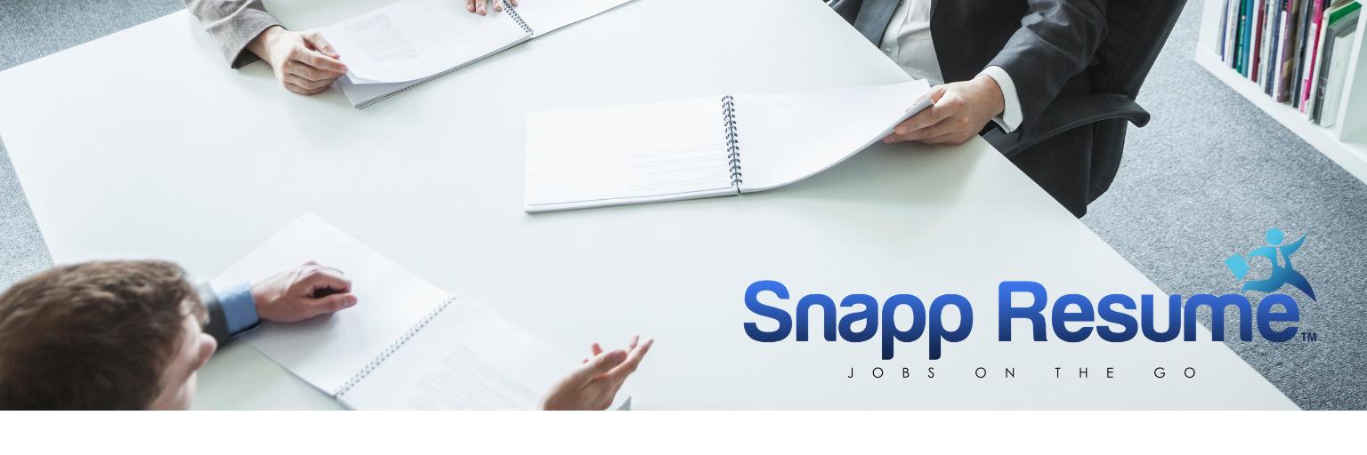 SnappResume banner