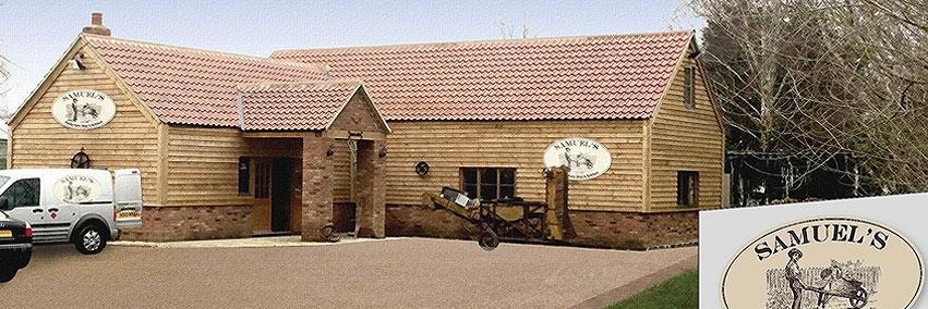 Samuels Farm Shop banner