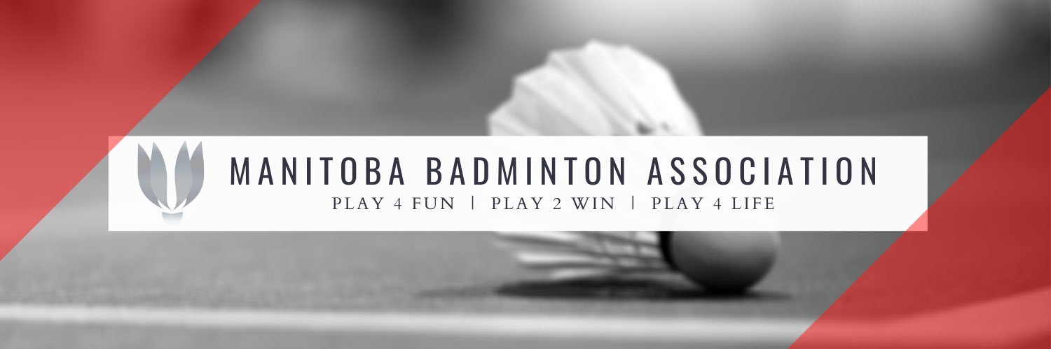 Manitoba Badminton Association banner