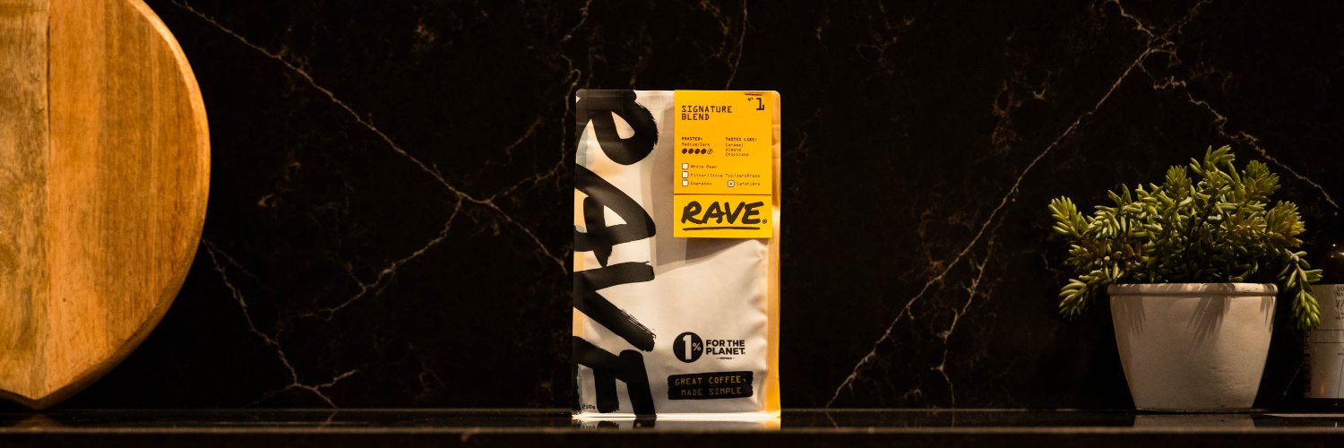 Rave Coffee banner
