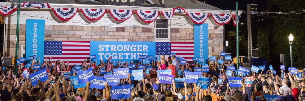 Hillary for PA banner