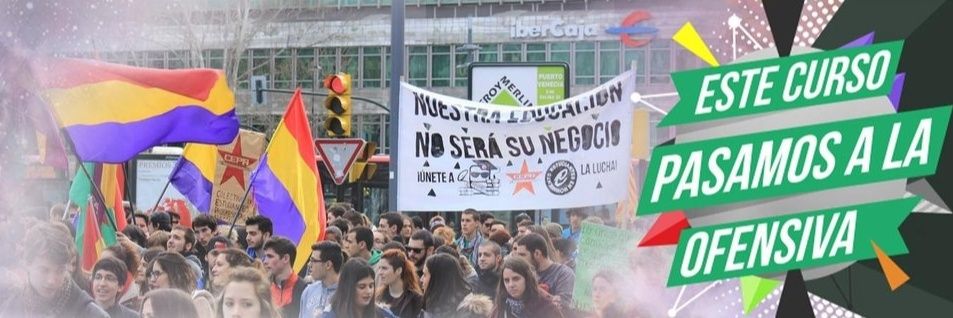 Estudiantes en Movimiento Aragón banner