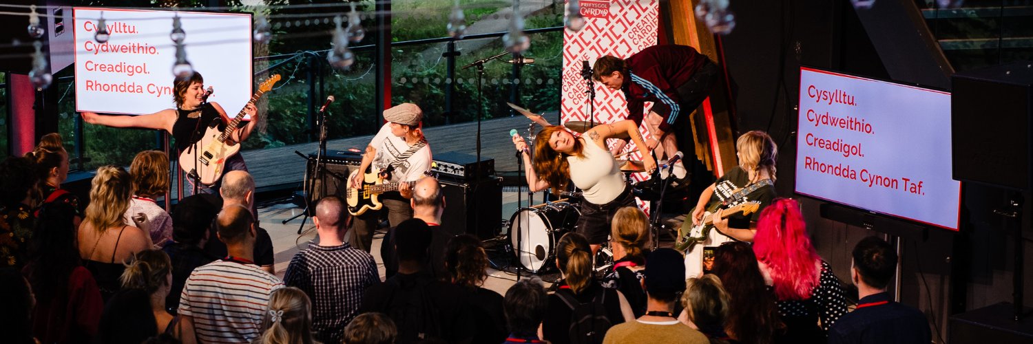Caerdydd Creadigol | Creative Cardiff banner
