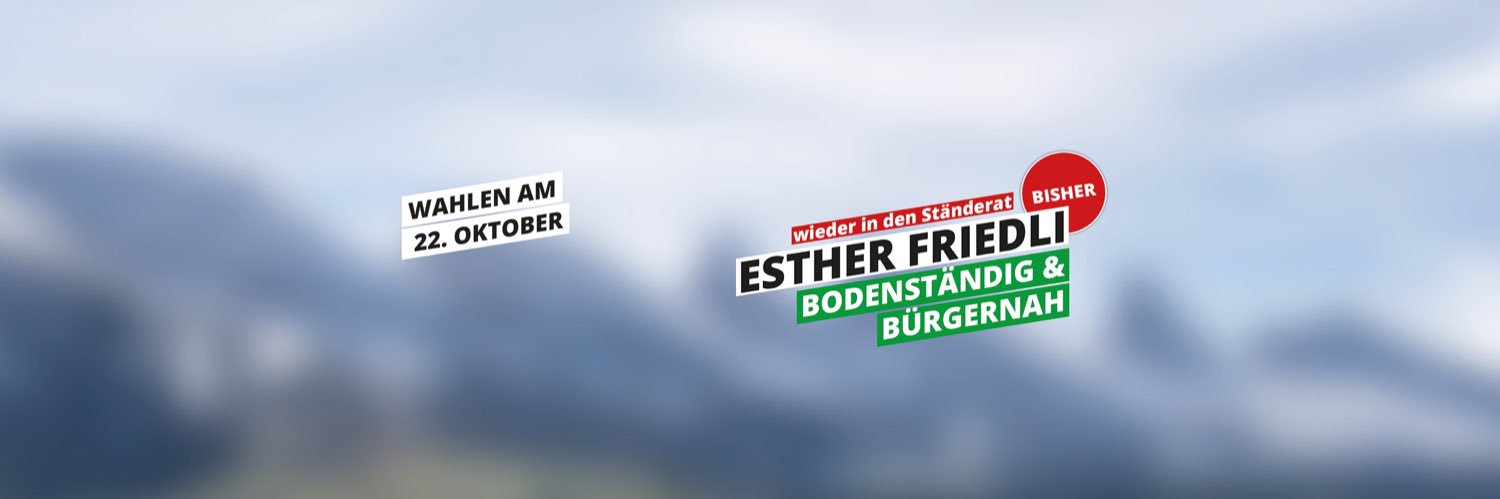 Esther Friedli banner