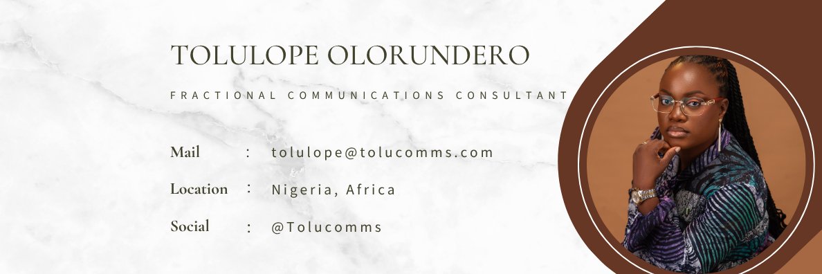 Tolulope Olorundero's banner
