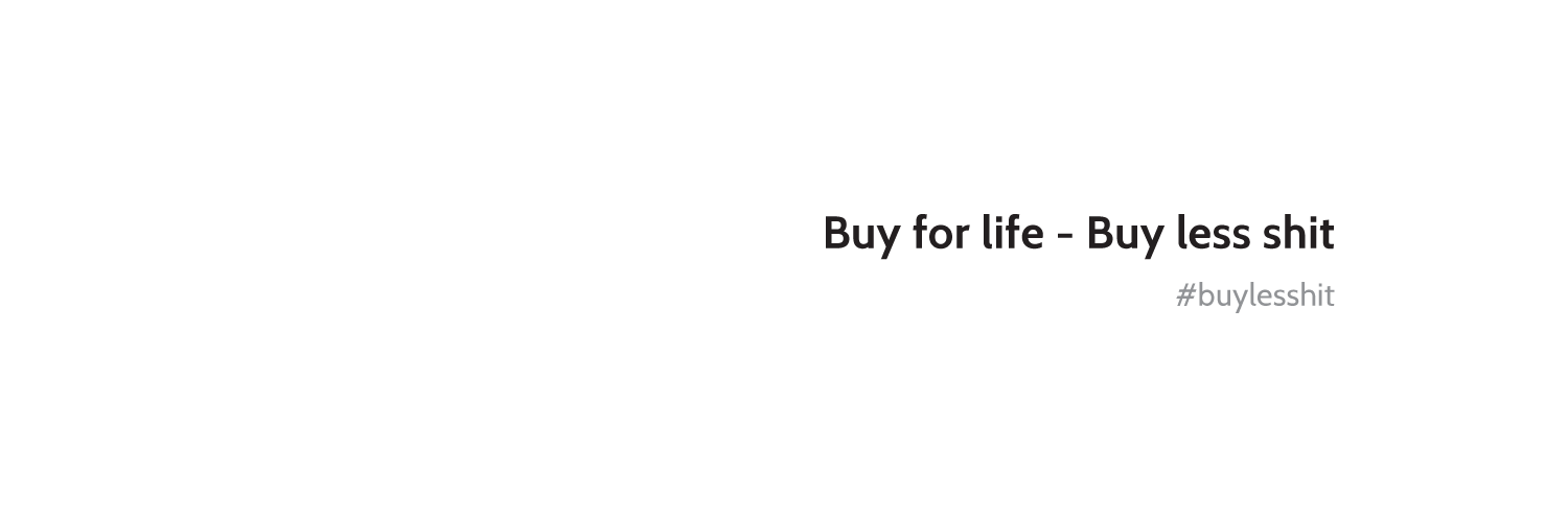 buylesshit's profile banner image
