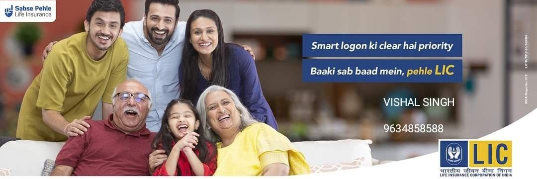Vishal Singh LIC banner
