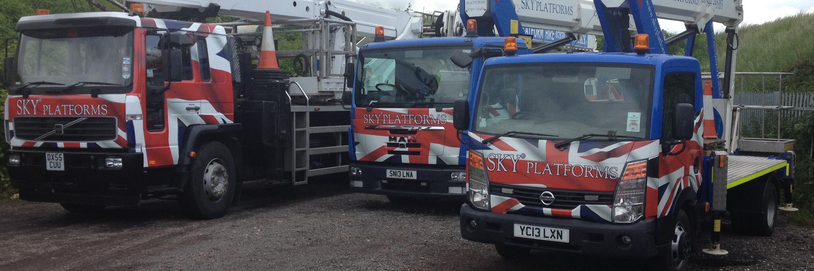 Sky Platform Hire banner