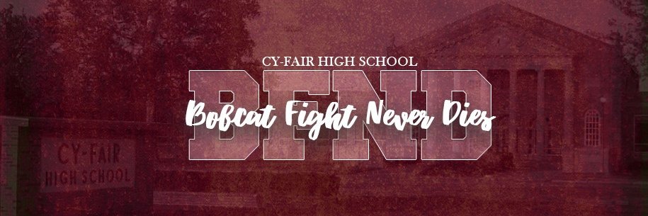 Cy-Fair High School banner