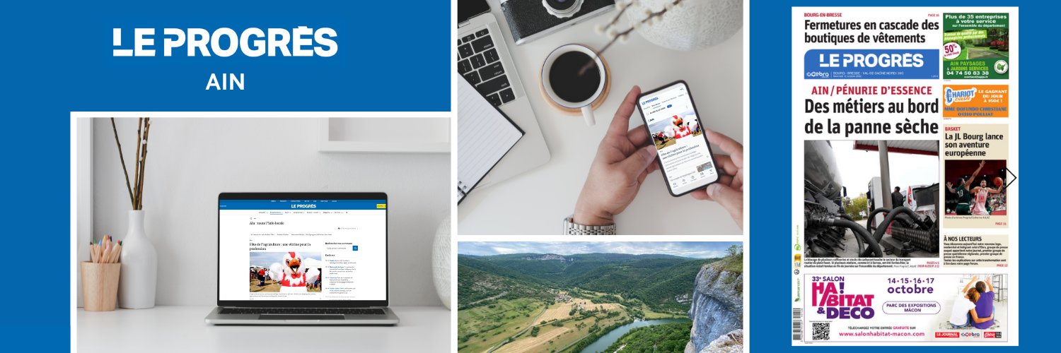 Le Progrès Ain banner