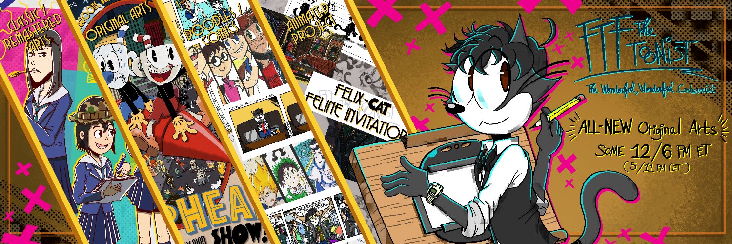 FTF The Toonist 🐈‍⬛ I'm wonderfully BACK on X!'s banner