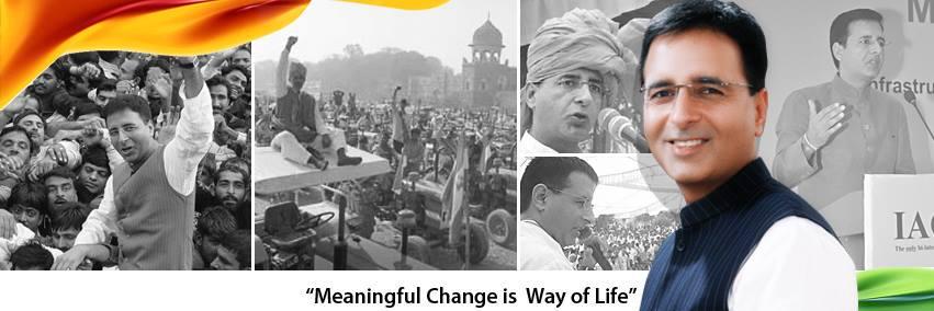 Randeep Singh Surjewala's banner