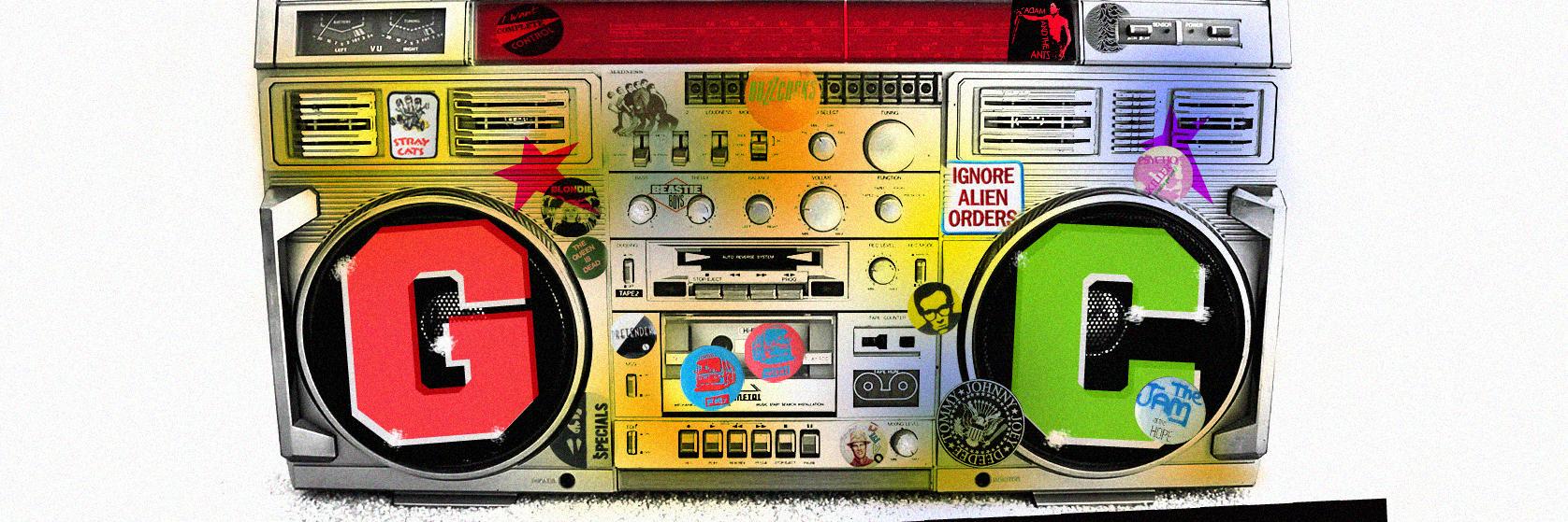GC's Punk & New Wave's banner