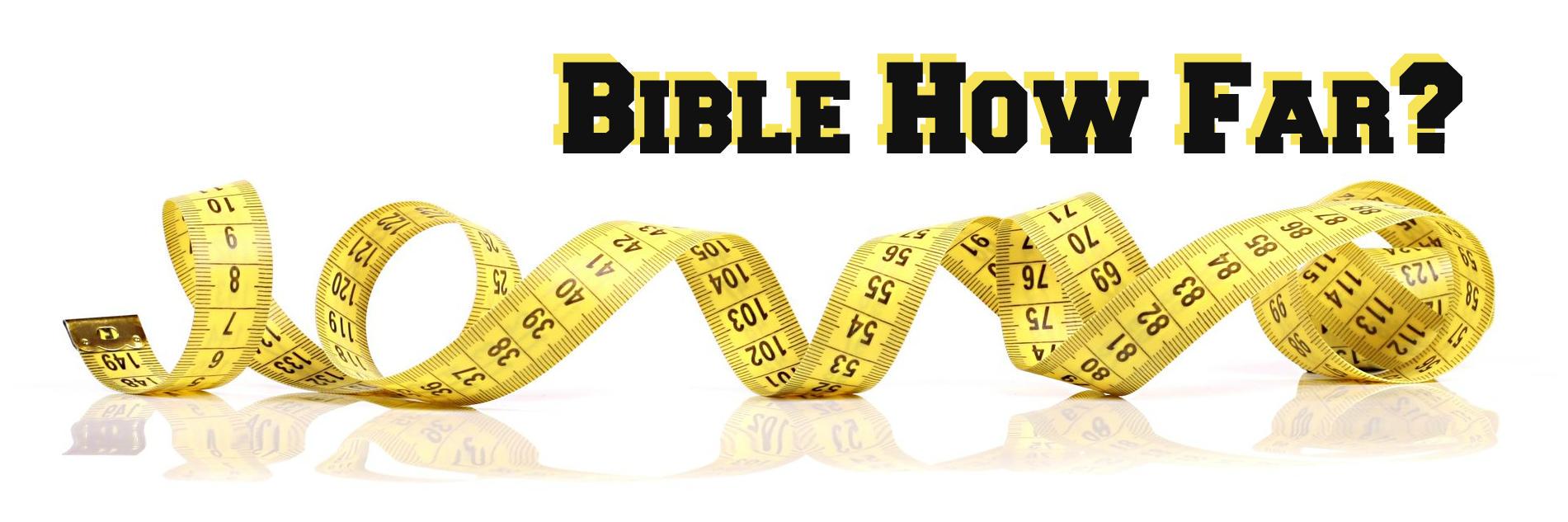 BibleHowFar's profile banner image