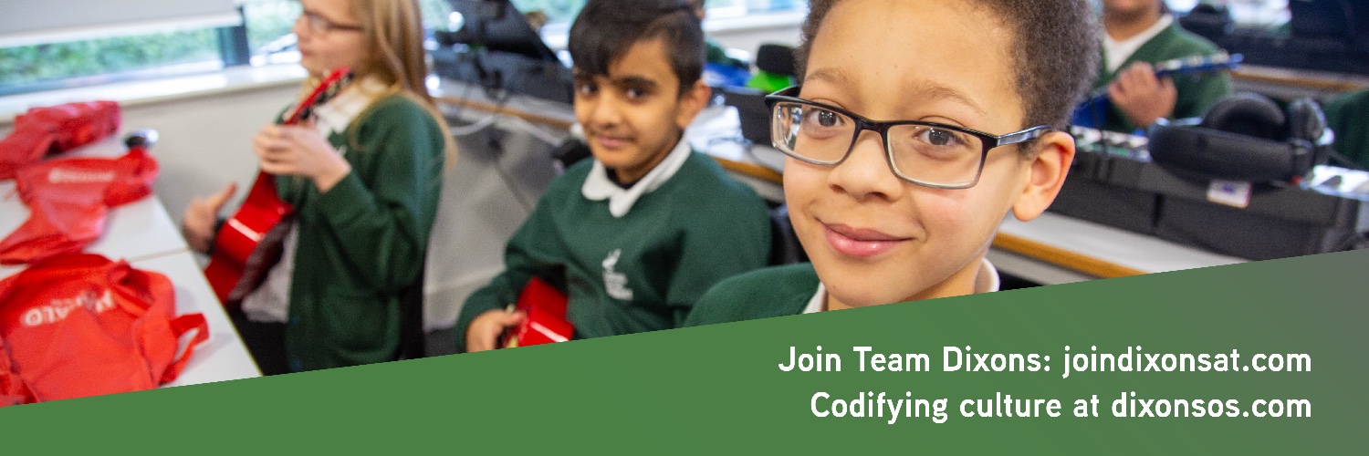 Dixons Music Primary banner