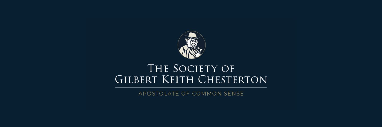 Society of GK Chesterton's banner