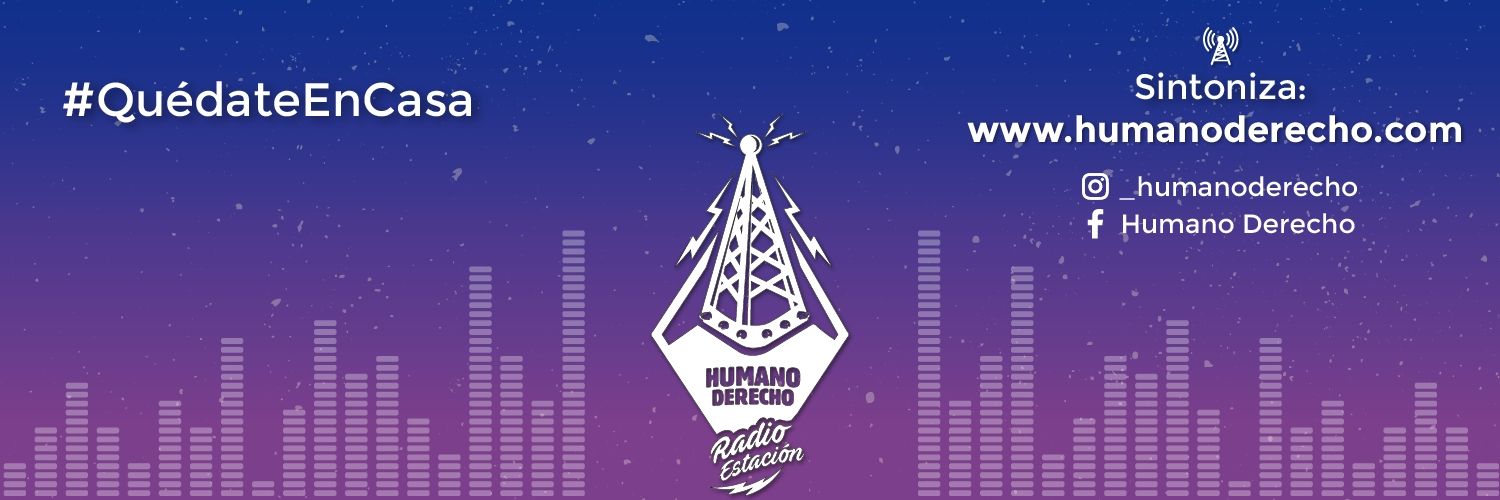 Humano Derecho Radio Estación banner