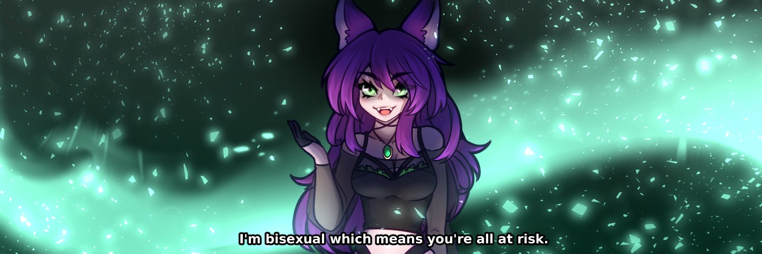 Morrigan 🦊😈 Vtuber banner