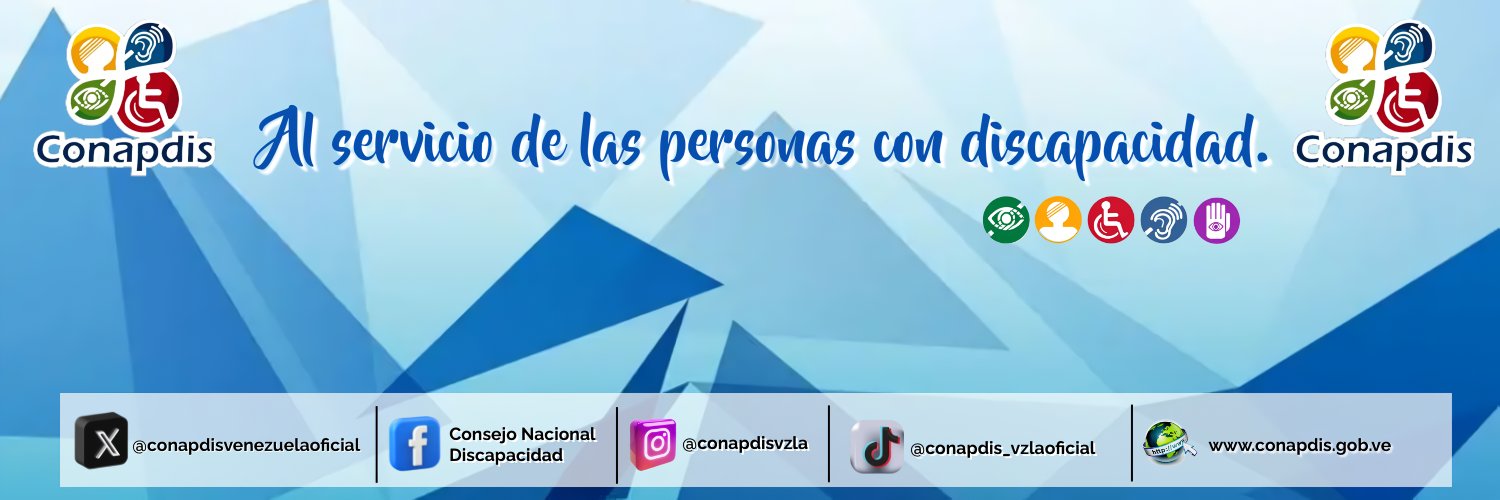 Conapdisvenezuelaoficial banner