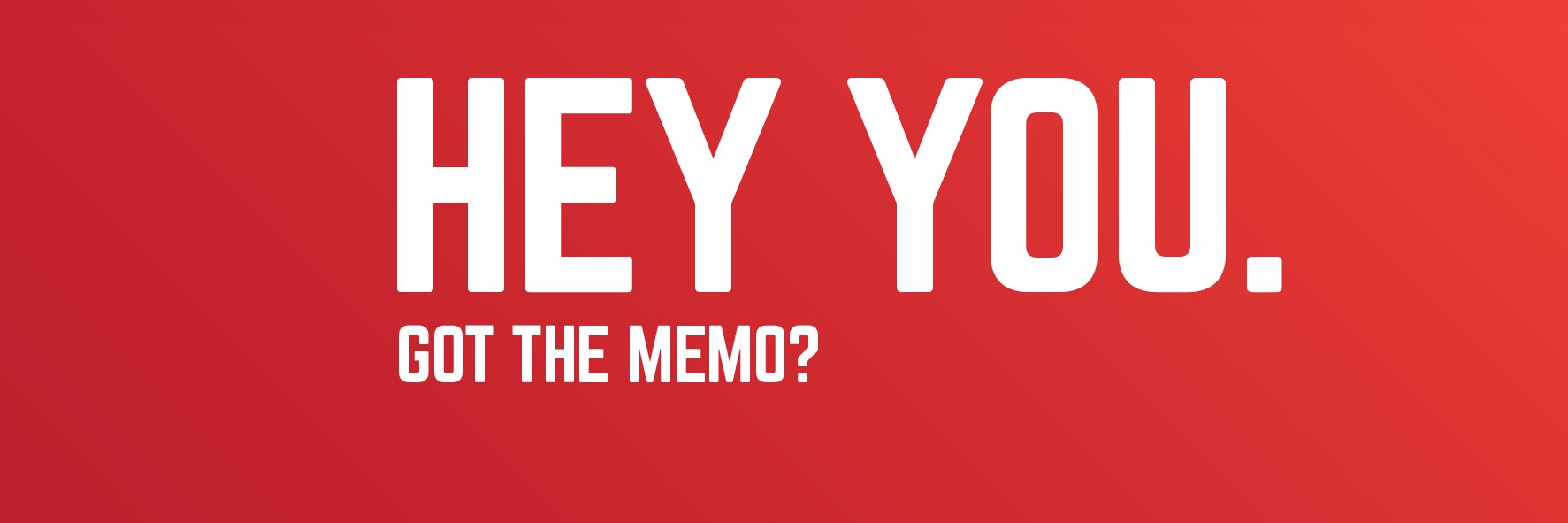 The Memo banner