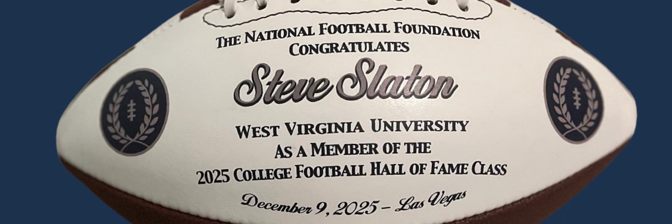 Steve Slaton banner