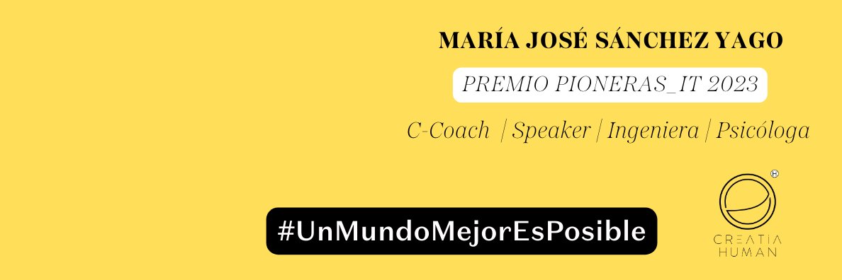 María José Sánchez Yago banner