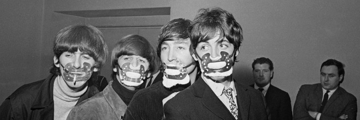 Beatlemania's banner