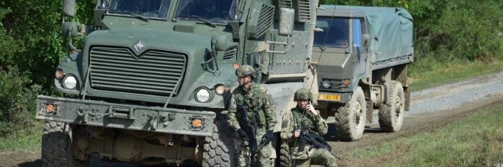 156 Regiment RLC banner