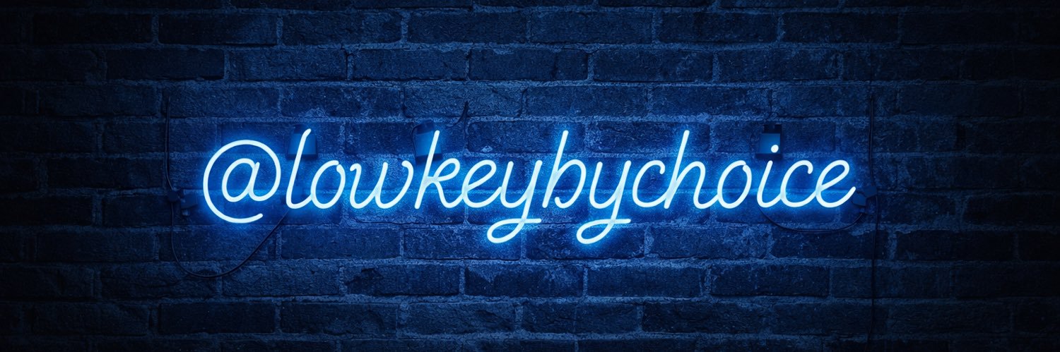 lowkeybychoice's profile banner image