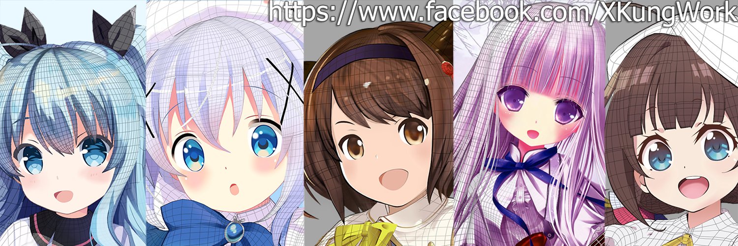 X-Kung エックス|🐟【3DFanart-蘿貝塔 Robetta】3DComms Open banner