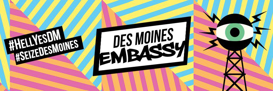 Des Moines Embassy banner