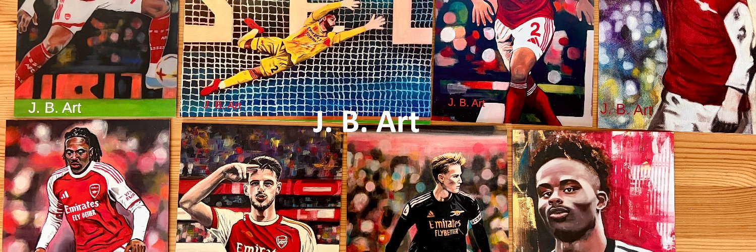 J. B. Art banner