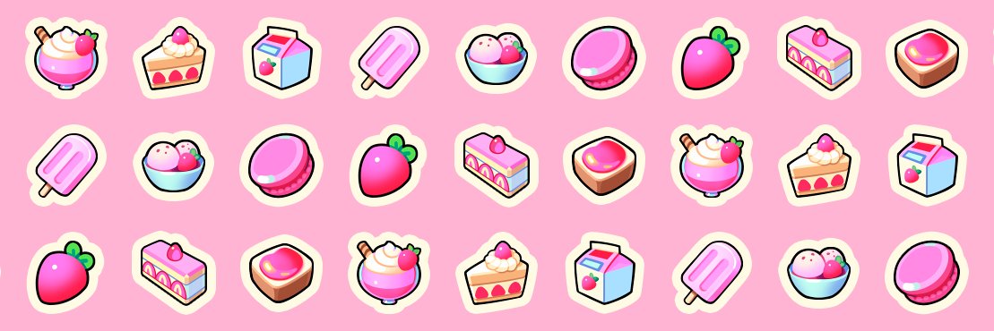 Kim 🍓 sticker shop open! banner