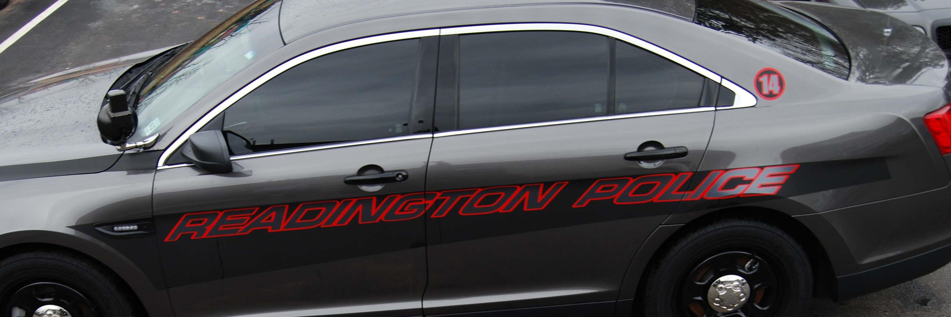 Readington Police banner