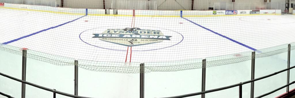 Lysander Ice Arena banner