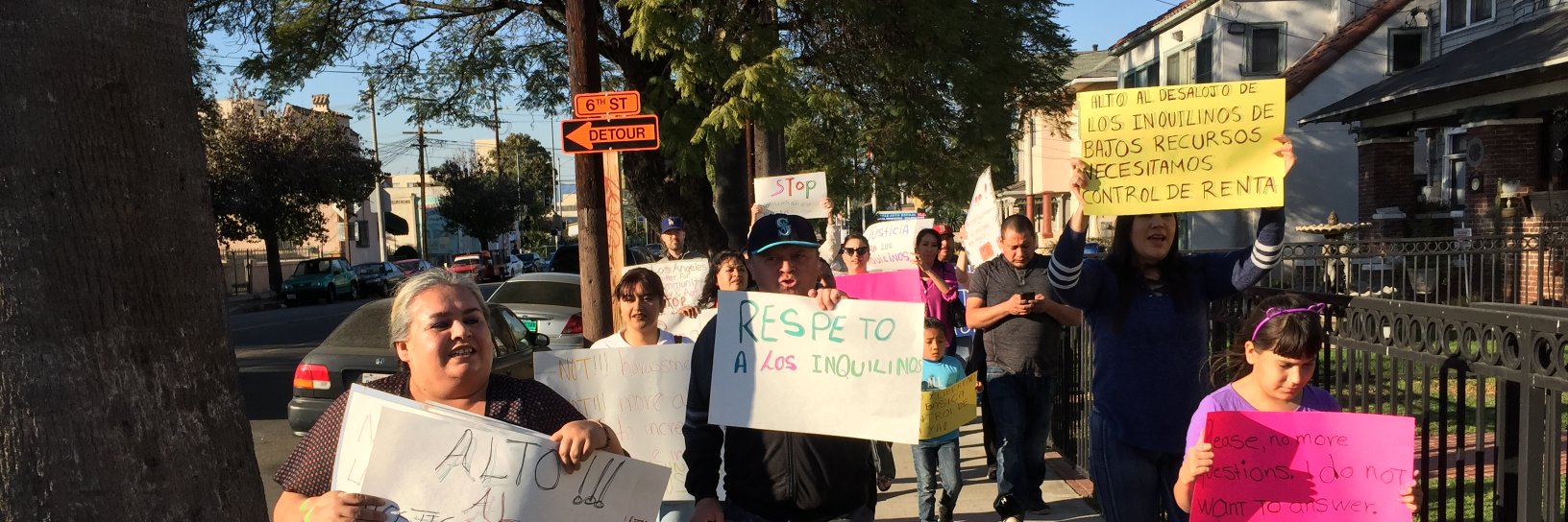 LACCLA #RentStrike #CancelRent #evictionfreeLA banner