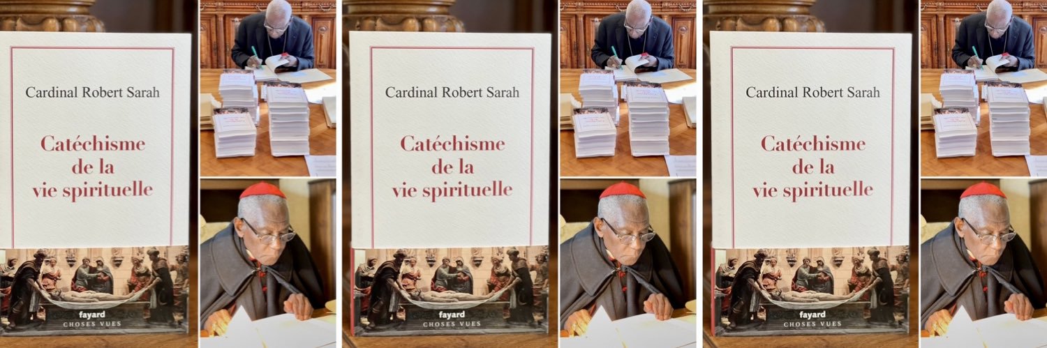 Cardinal R. Sarah's banner