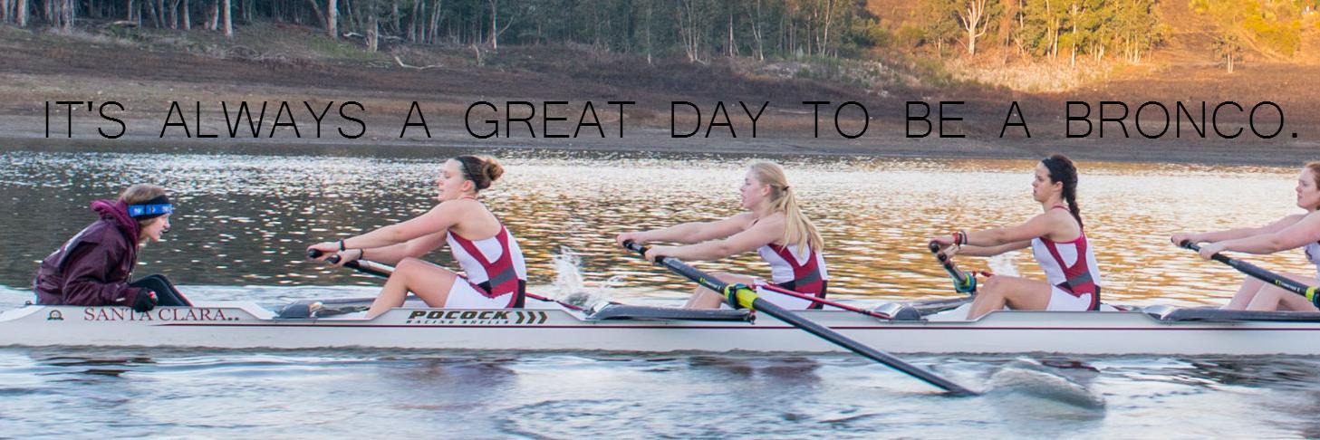 Santa Clara Rowing banner
