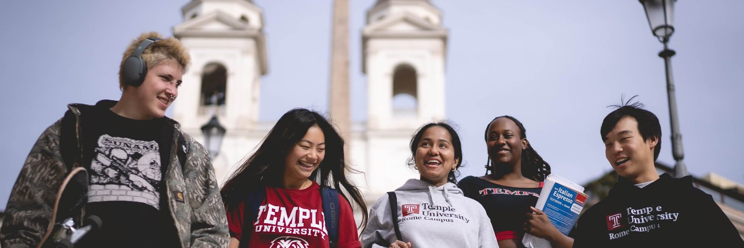 Temple University Rome banner