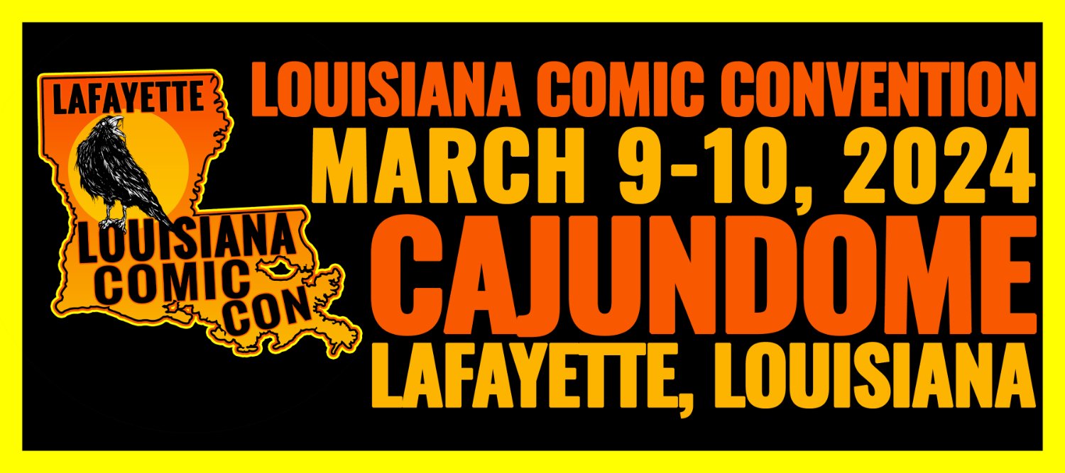 Louisiana Comic Con banner