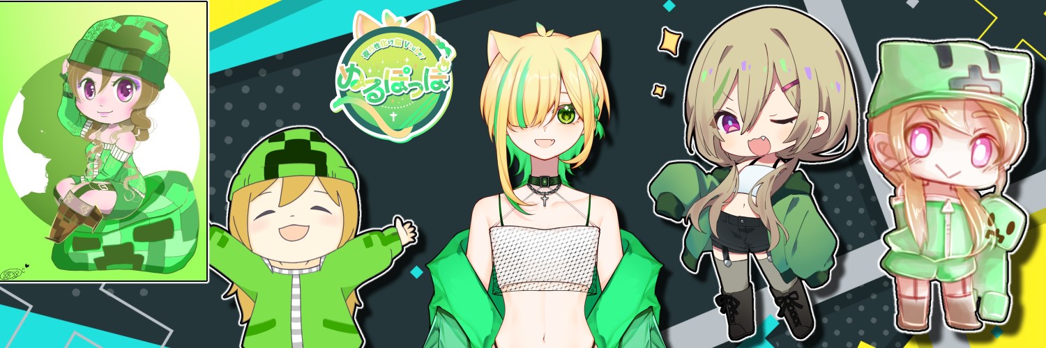ぽっぽ＠化け猫Vtuber banner