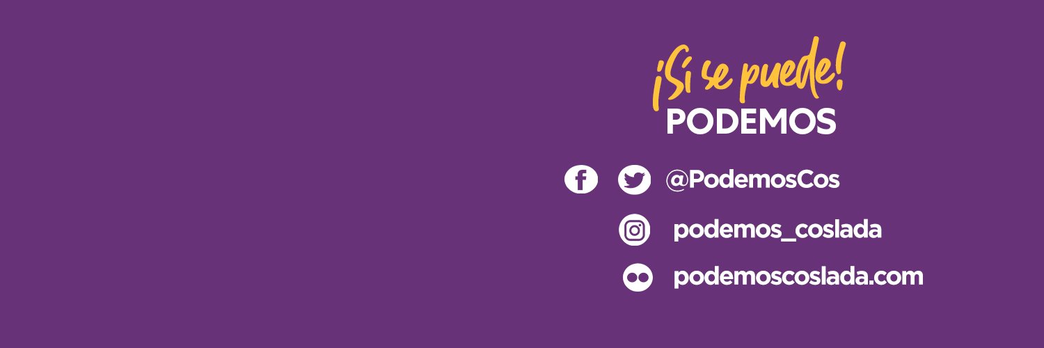 Podemos Coslada2015 oficial banner