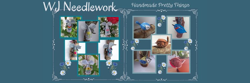 W J Needlework banner