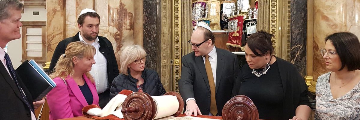 Hampstead Synagogue banner