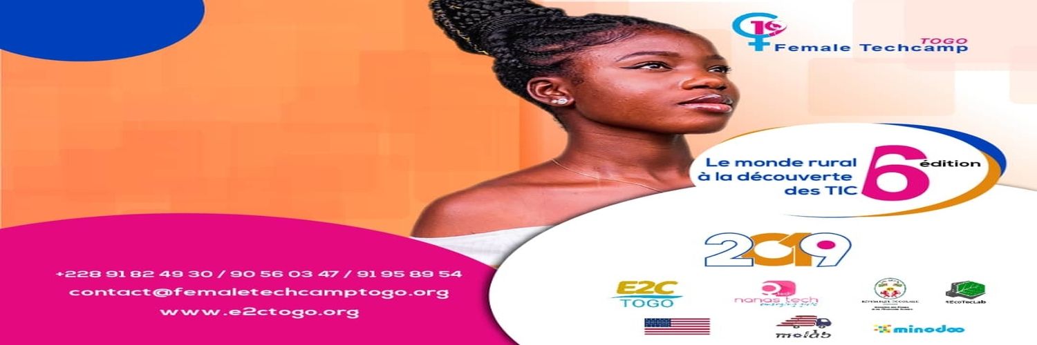 Female Leadership TechCamp Togo banner
